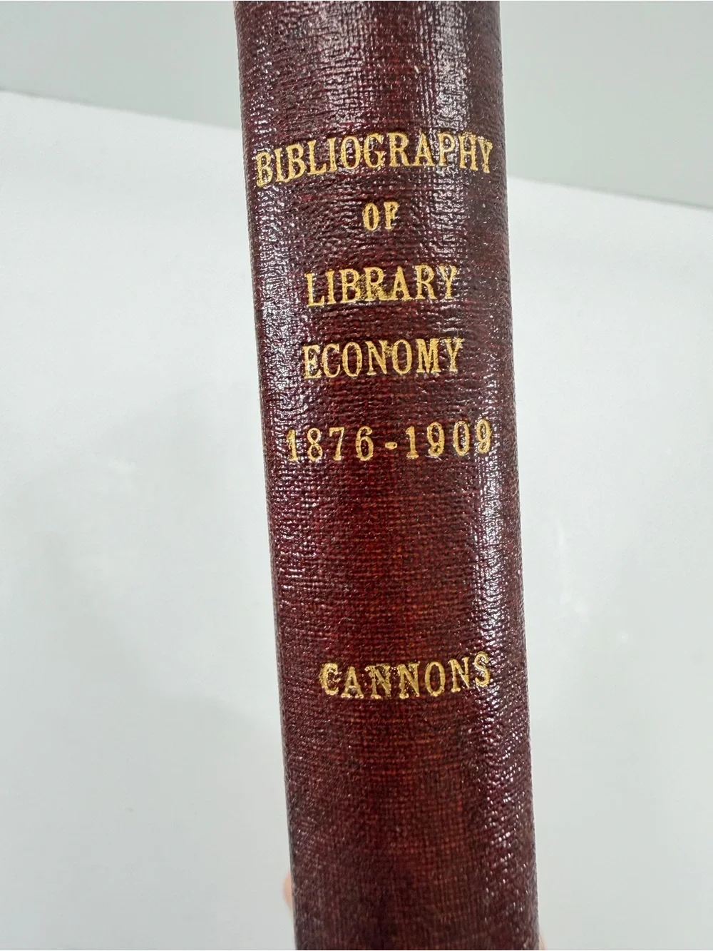 1910 Antique HC Book, Bibliography of Library Economy 1876-1909 By Cannons‎